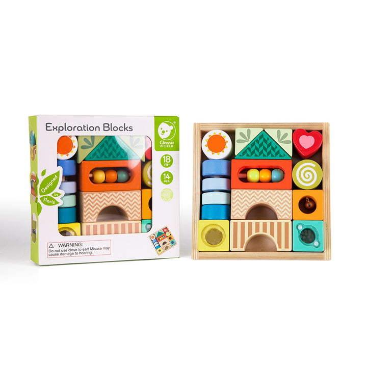 Classic World Exploration Blocks (14 Piece)