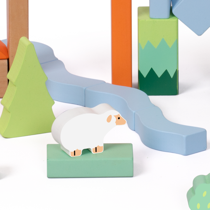 Classic World Forest Building Blocks (50 Piece)