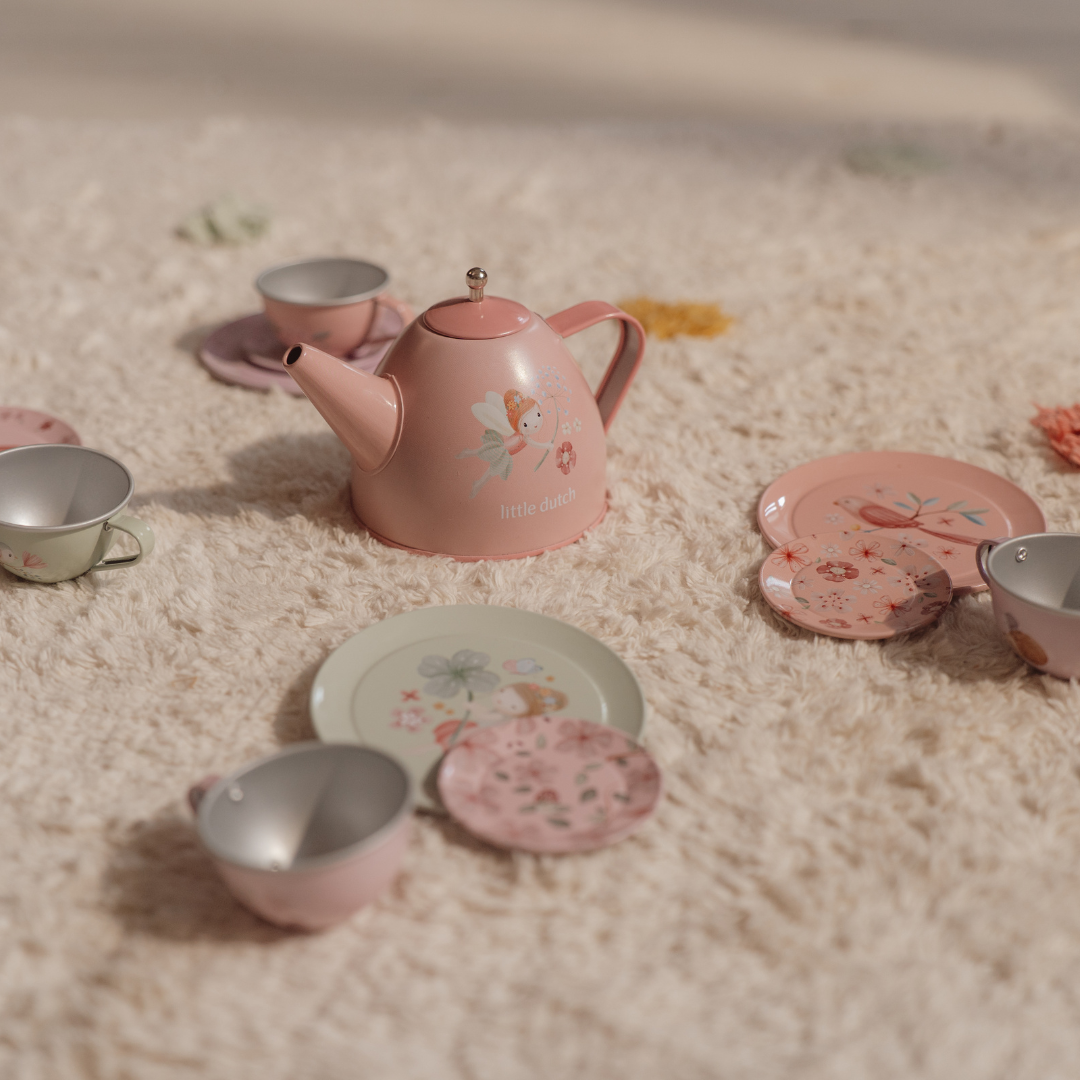 Little Dutch Tea Set in Suitcase – Fairy Garden (13 Piece)