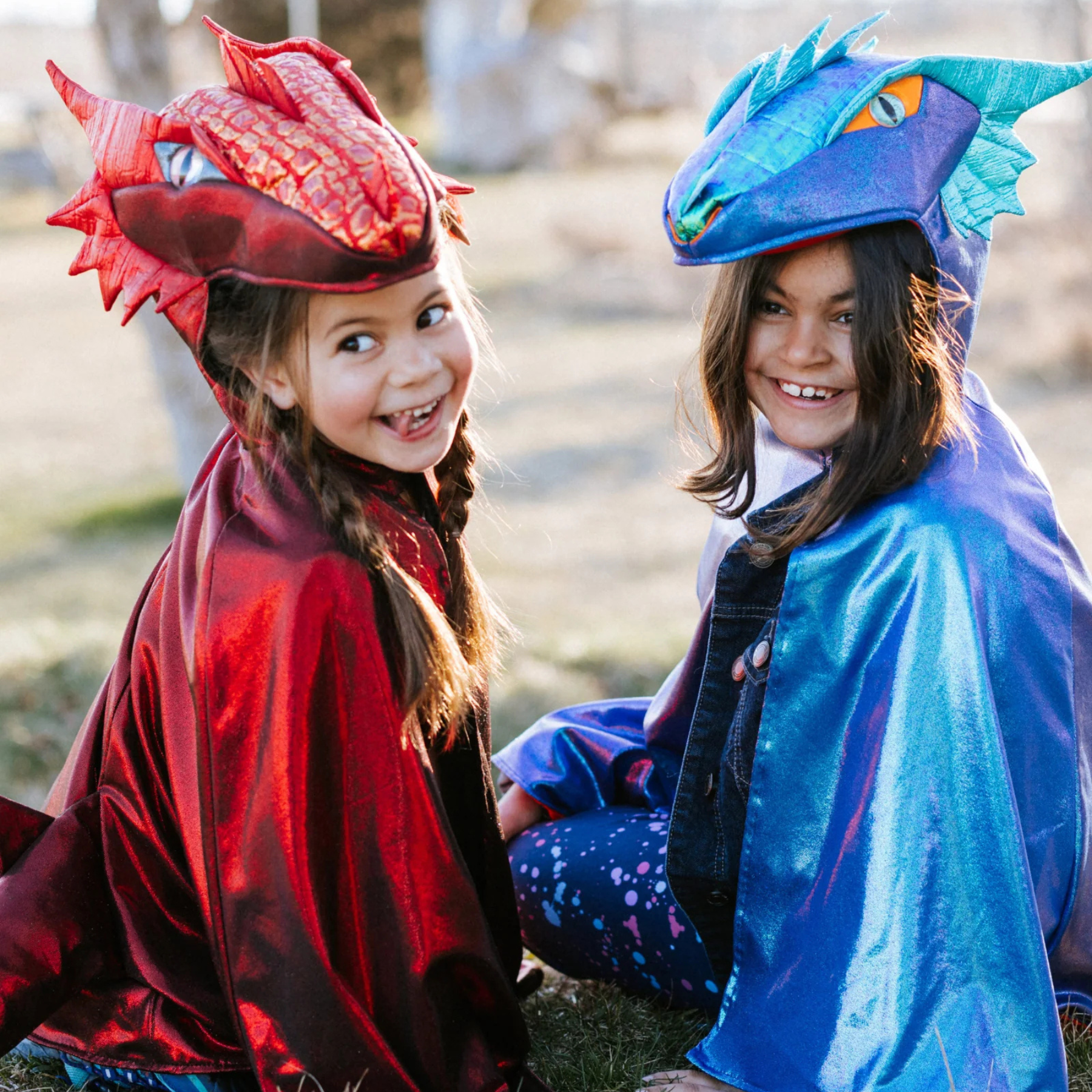 Great Pretenders Ruby Metallic Dragon Cape