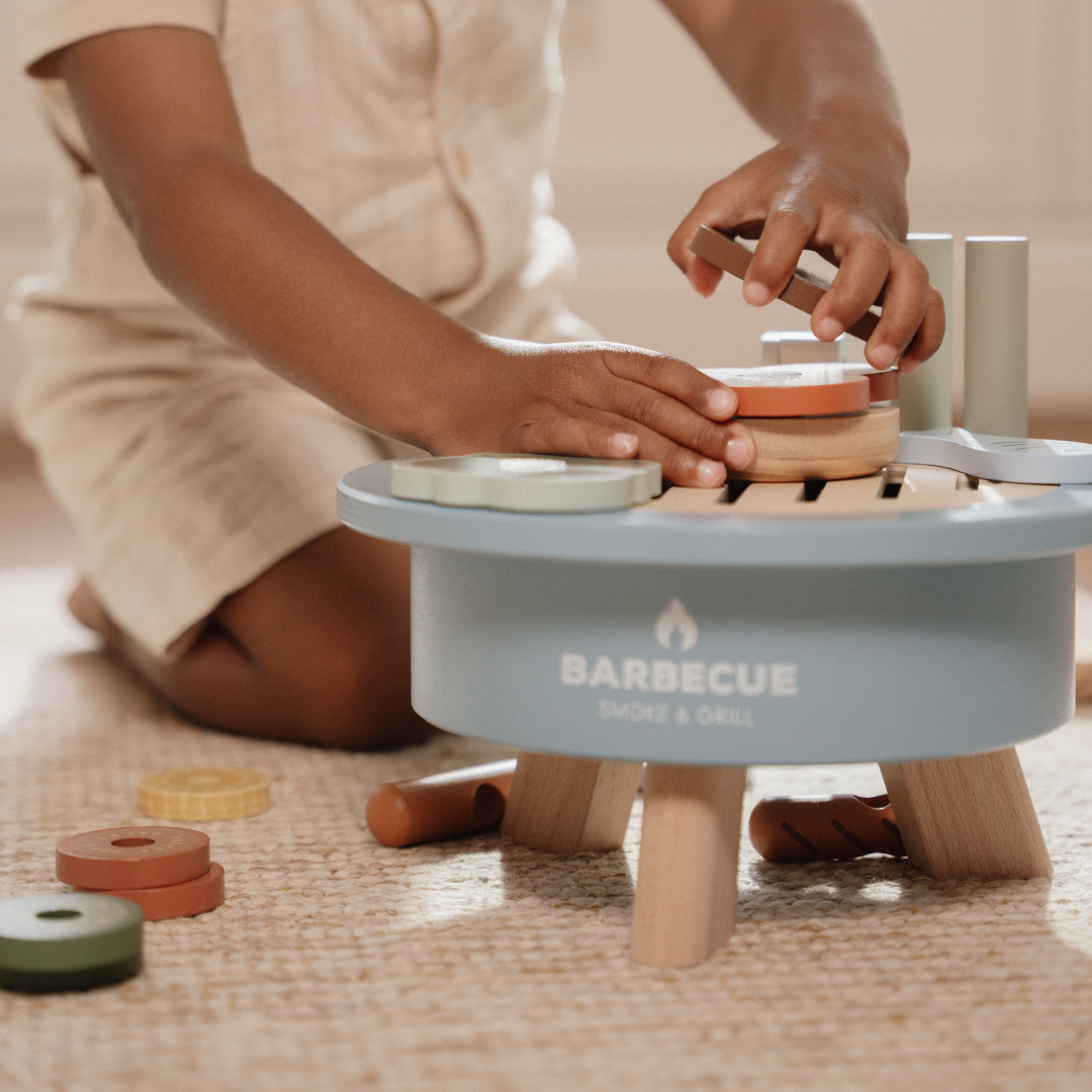 Little Dutch Wooden Barbecue Playset