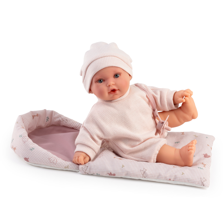 Antonio Juan Soft Baby Crying Doll with Sleeping Bag – Kika