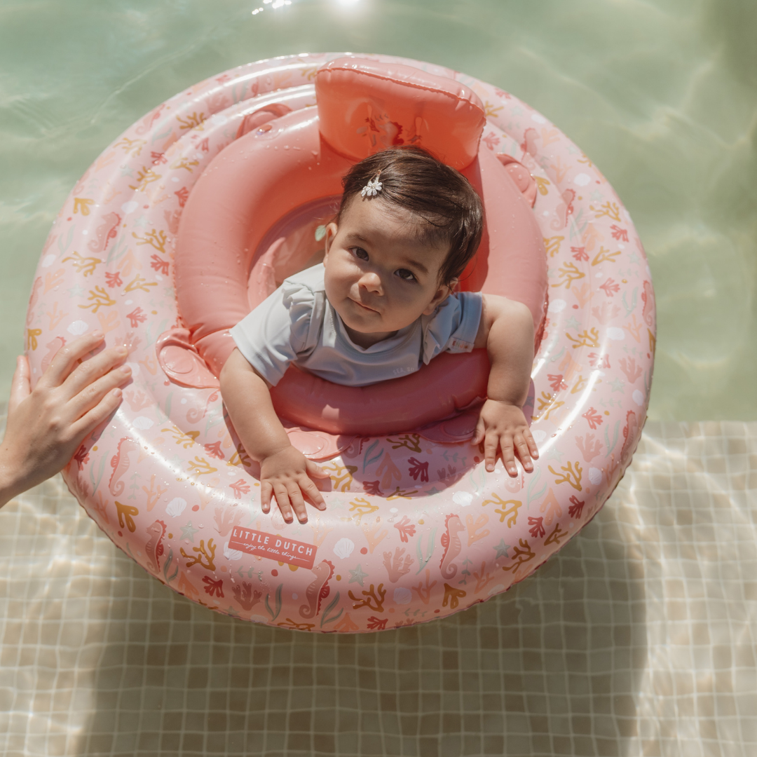 Little Dutch Inflatable Baby Float – Ocean Dreams Pink