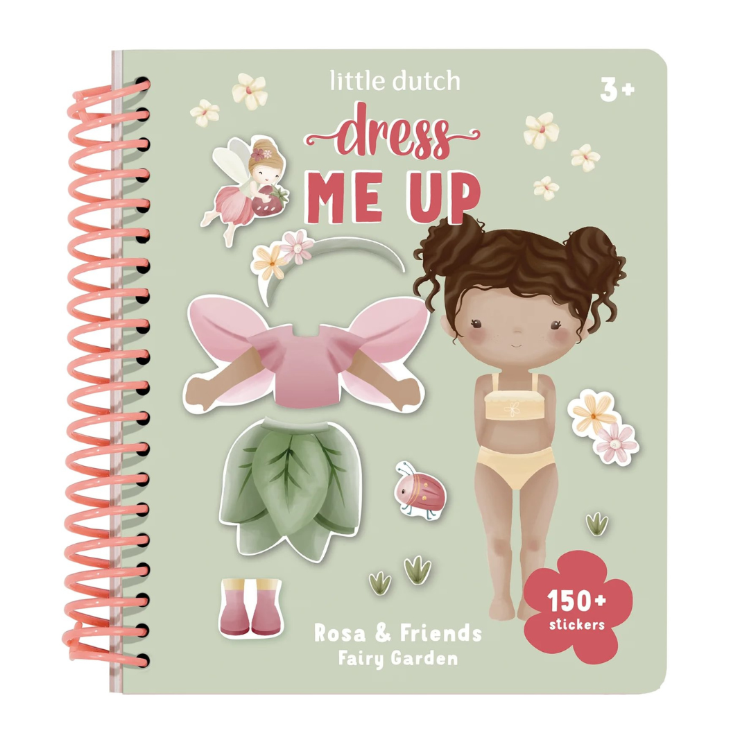 Little Dutch Dress Up &amp; Sticker Book – Fairy Garden