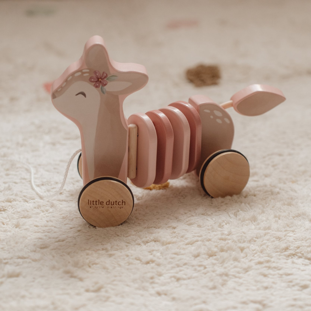 Little Dutch Wiggle Pull-Along Deer – Fairy Garden