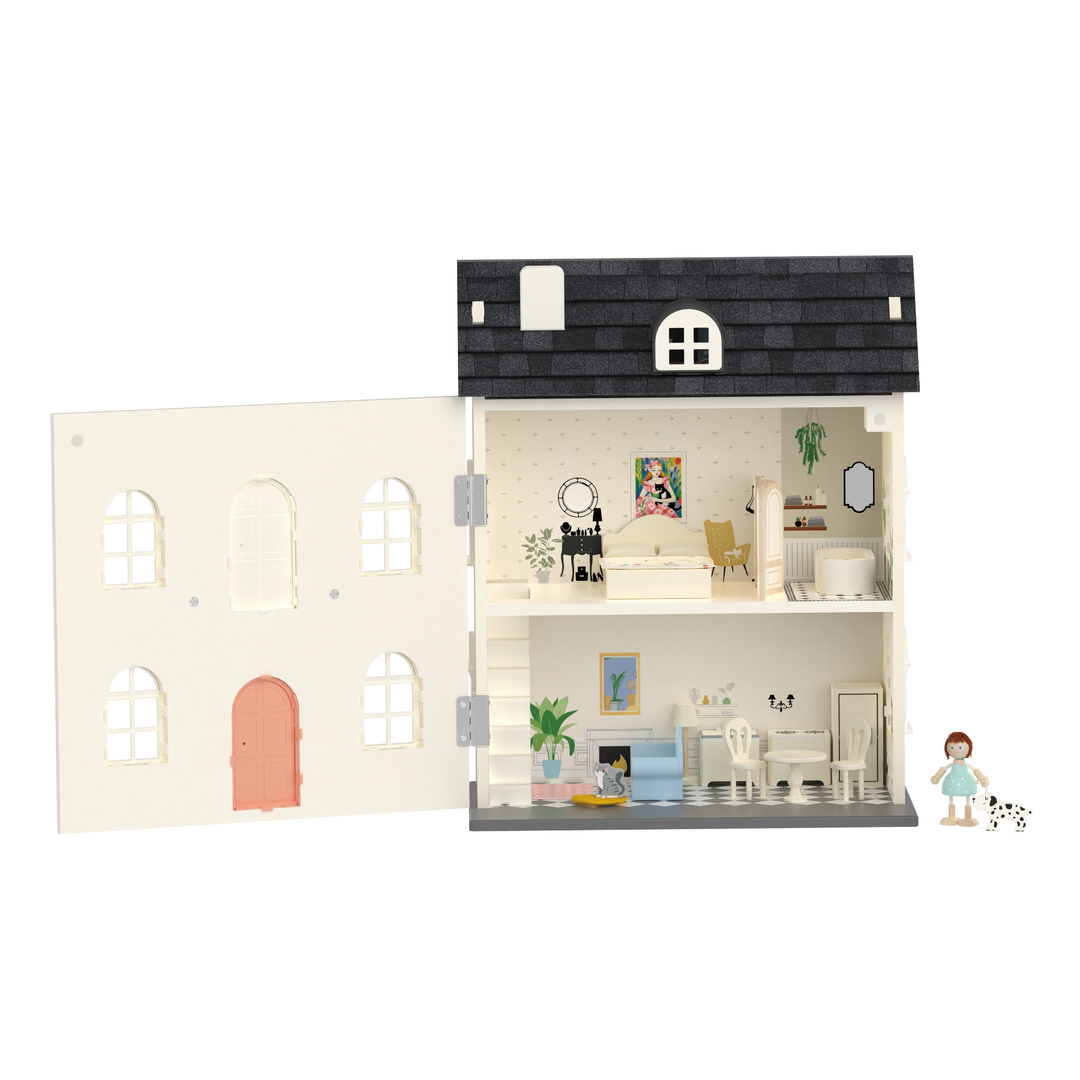 Classic World Vintage Wooden Dollhouse