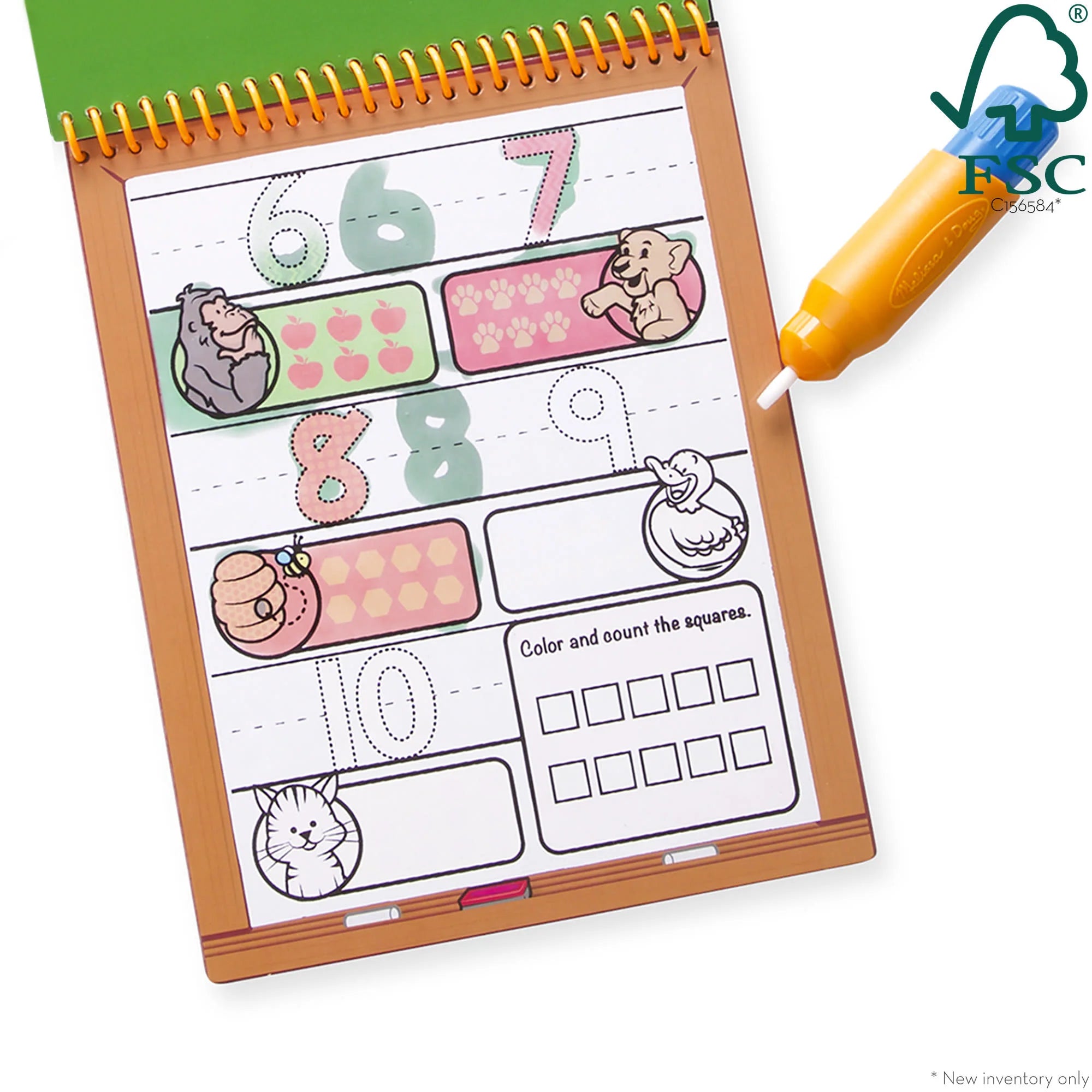 Melissa & Doug Water WOW!® Water Reveal Pad – Numbers