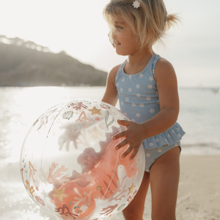 Little Dutch Inflatable Seahorse Beach Ball – Ocean Dreams Pink