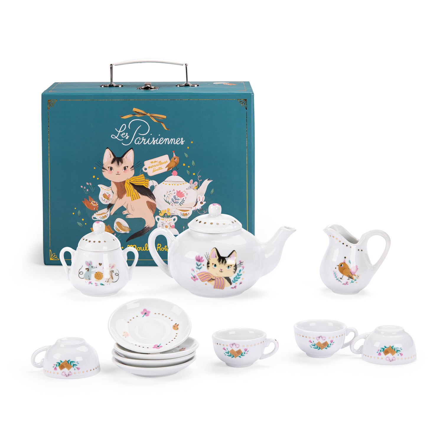 Moulin Roty Porcelain Tea Set in Suitcase – The Parisian Women