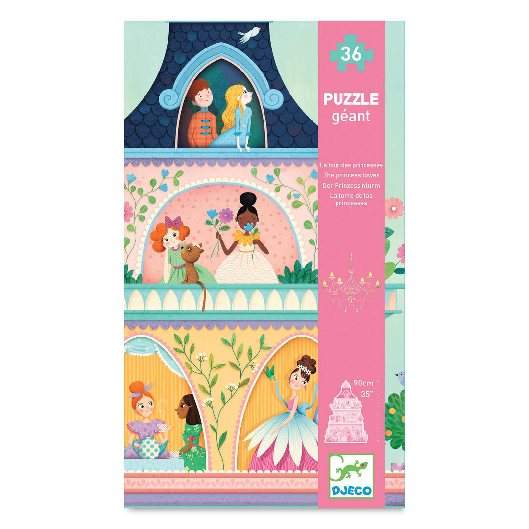 Djeco The Princess Tower Giant Puzzle – 36 Piece