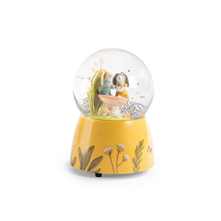 Moulin Roty Snow Globe – Three Little Rabbits