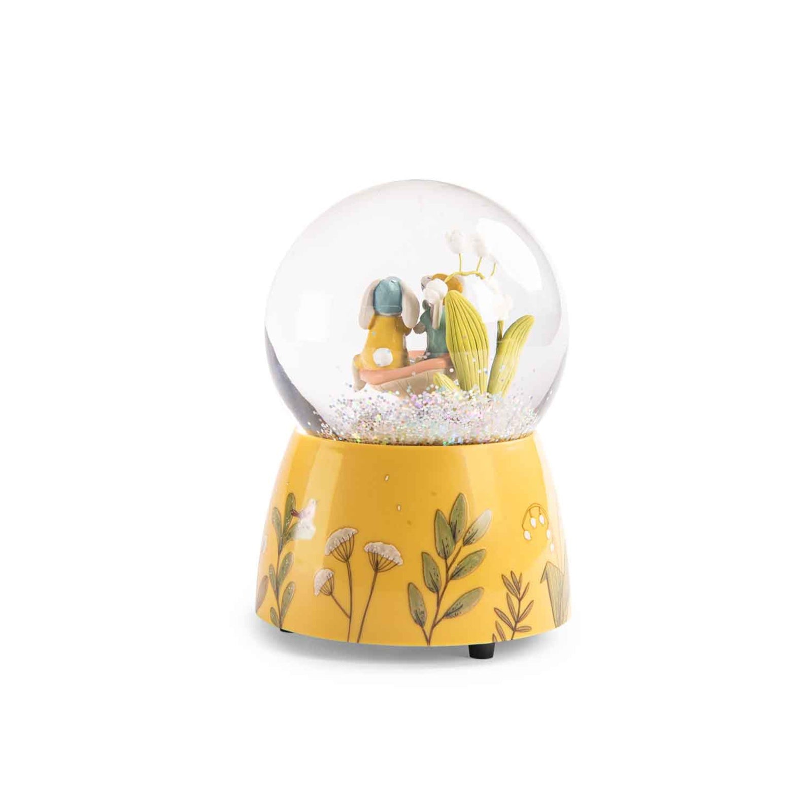 Moulin Roty Snow Globe – Three Little Rabbits