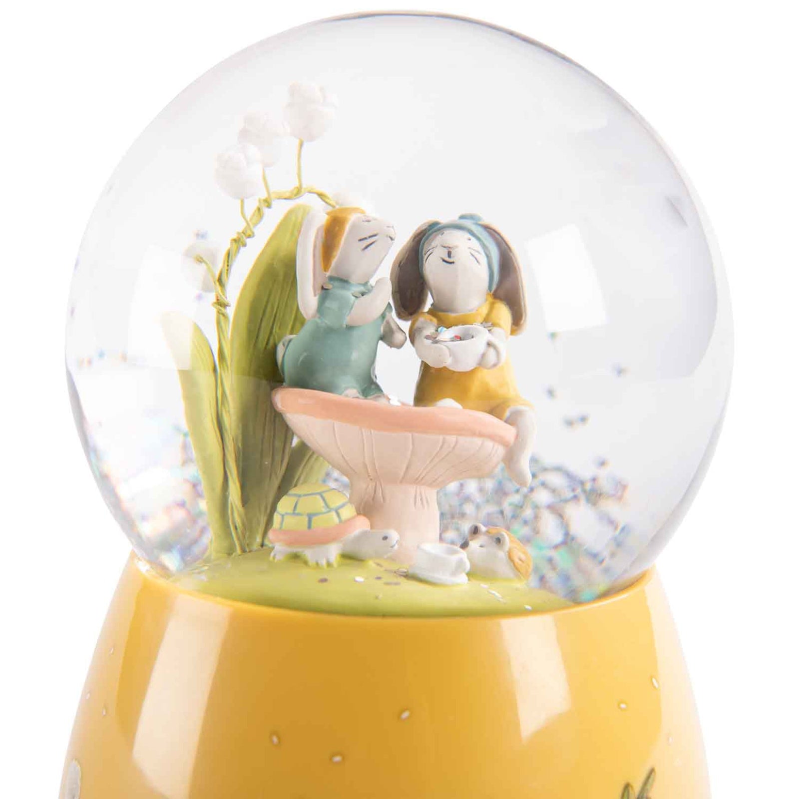 Moulin Roty Snow Globe – Three Little Rabbits