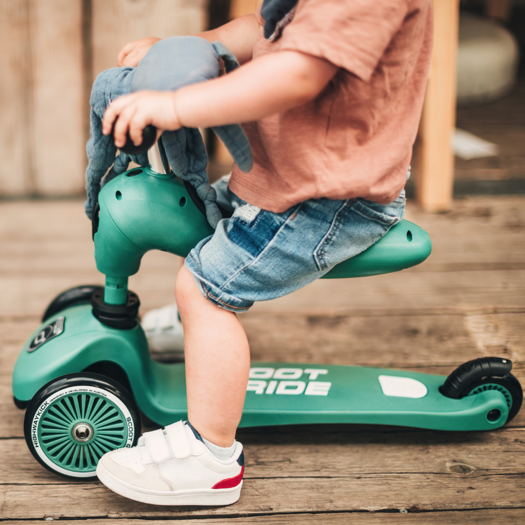 Scoot And Ride 2-in-1 Balance Bike & Scooter Highwaykick 1 – Forest
