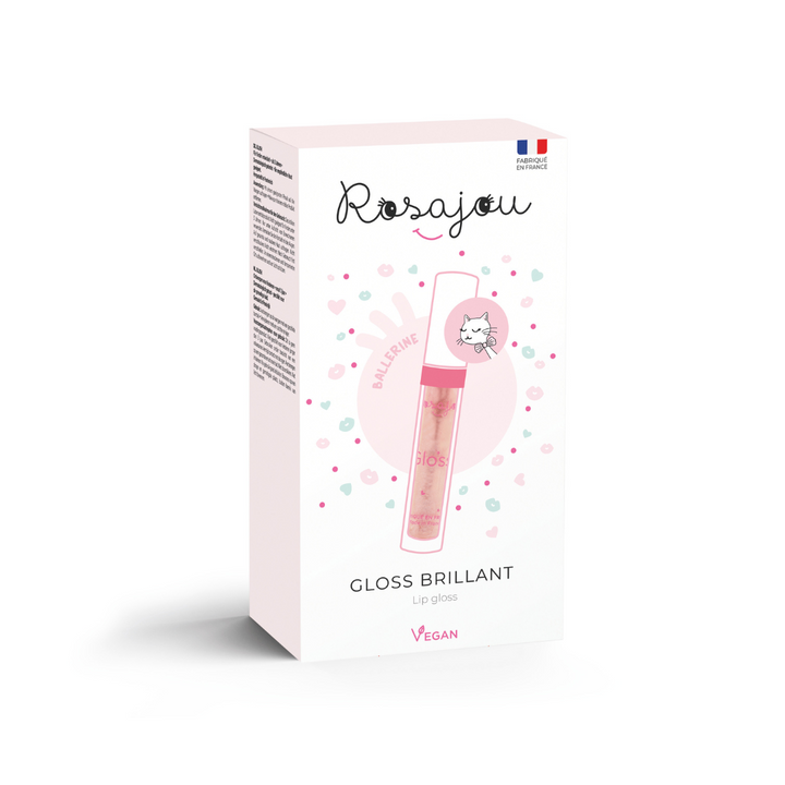 Rosajou Lip Gloss &amp; Peel Off Nail Polish Duo – Ballerina