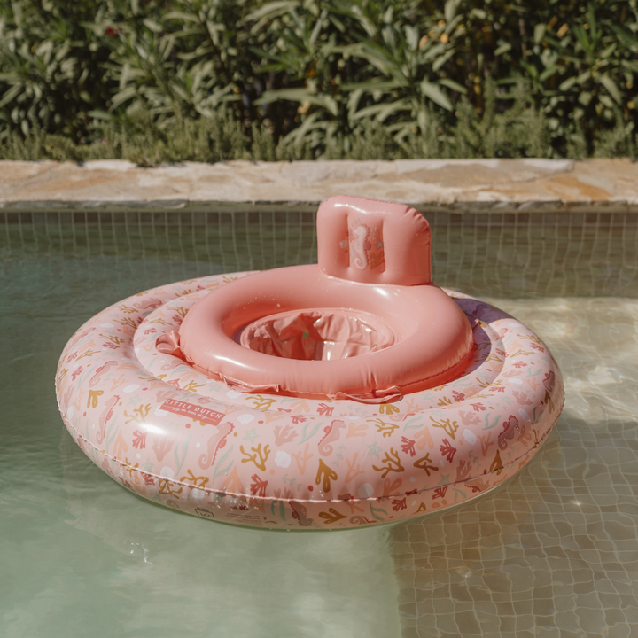 Little Dutch Inflatable Baby Float – Ocean Dreams Pink
