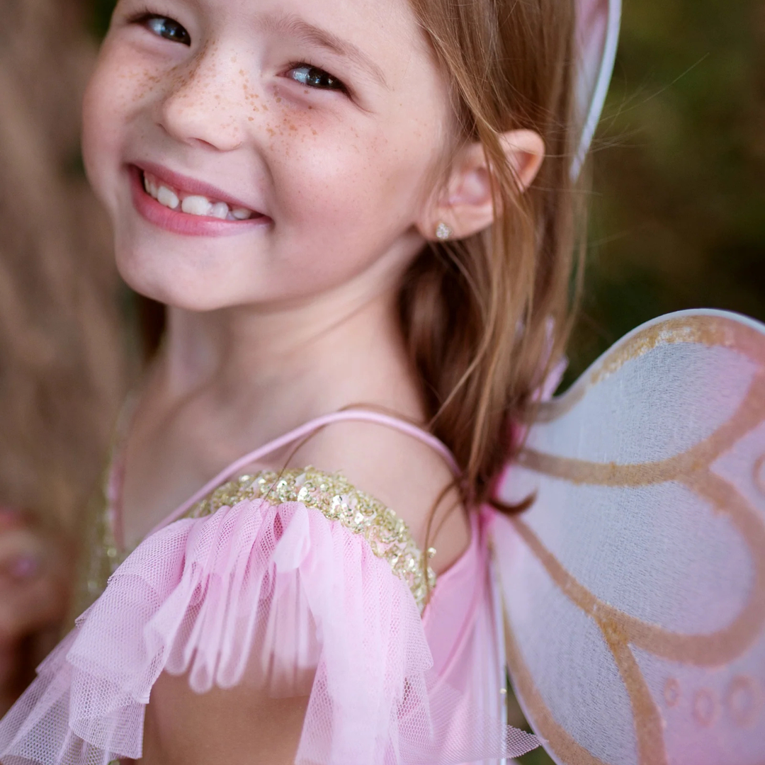 Great Pretenders Gold Butterfly Dress with Wings