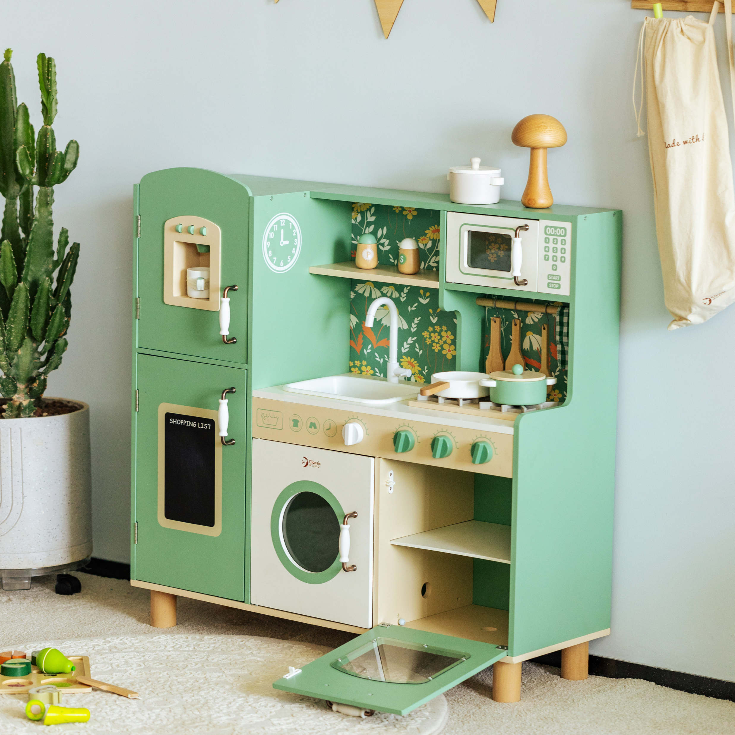 Classic World Wooden Vintage Kitchen