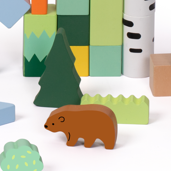 Classic World Forest Building Blocks (50 Piece)