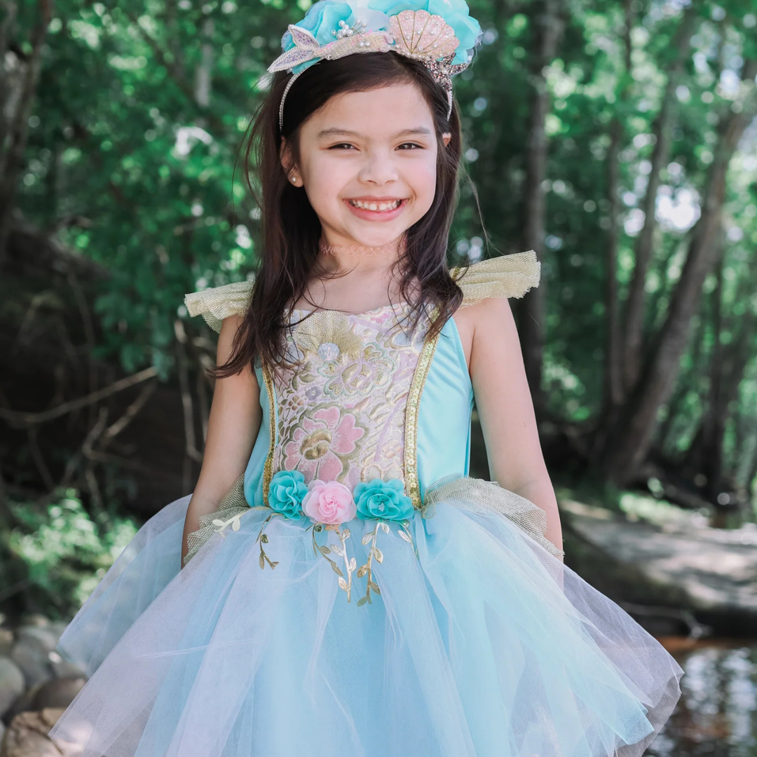 Great Pretenders Mermalicious Dress &amp; Tail Play Costume Set