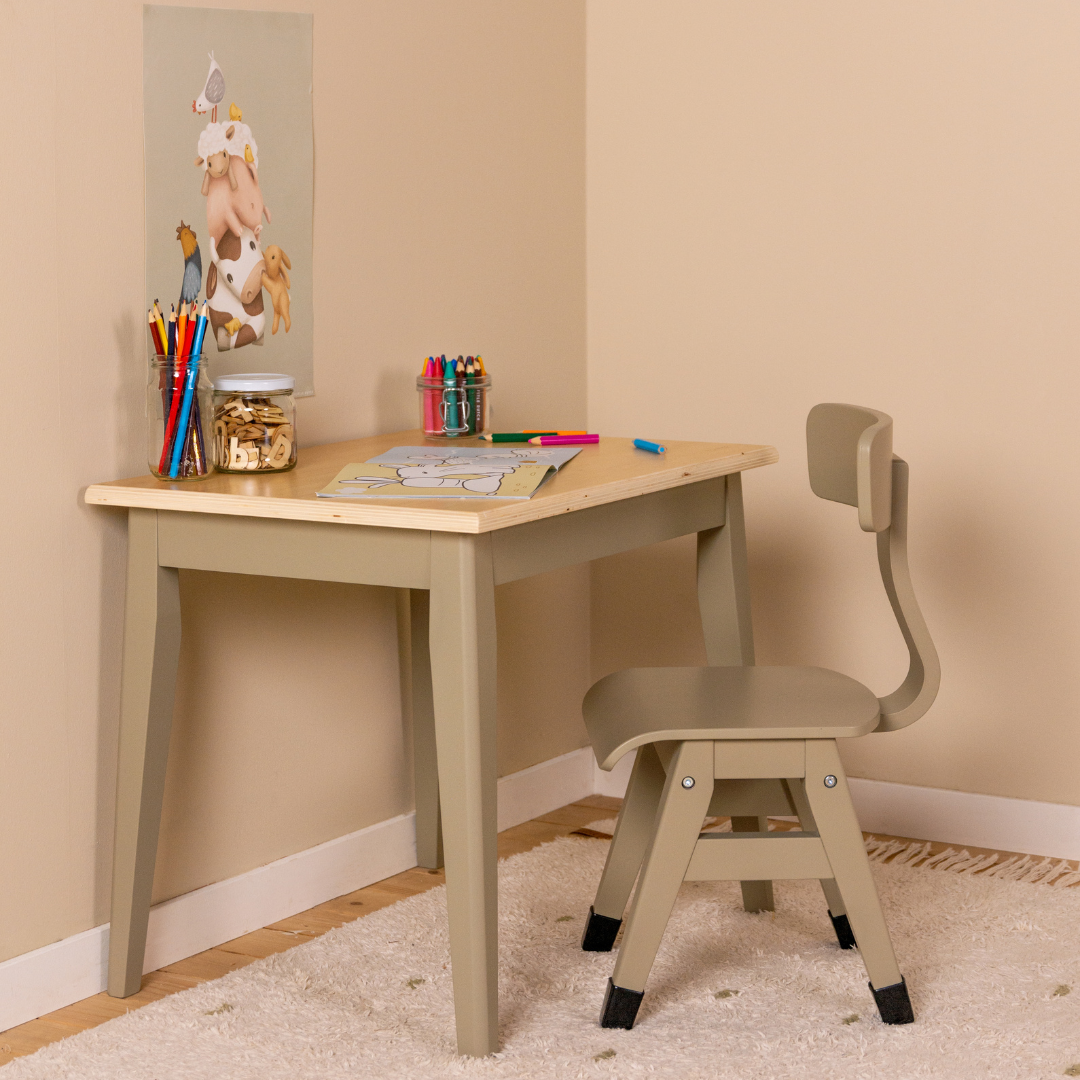 Little Dutch School Desk – Olive