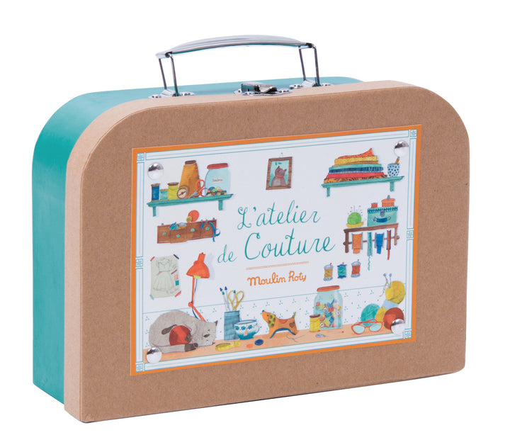 Moulin Roty Knitting &amp; Sewing Set in Suitcase