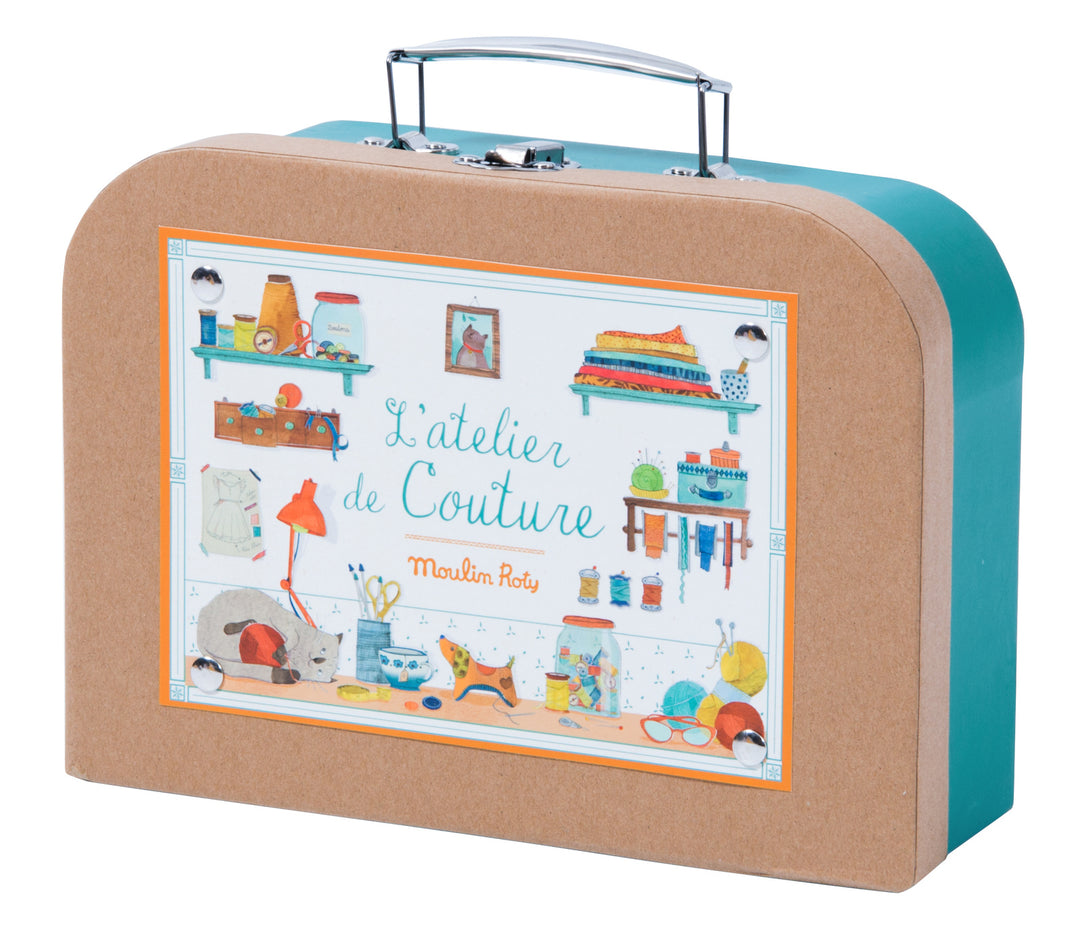 Moulin Roty Knitting &amp; Sewing Set in Suitcase