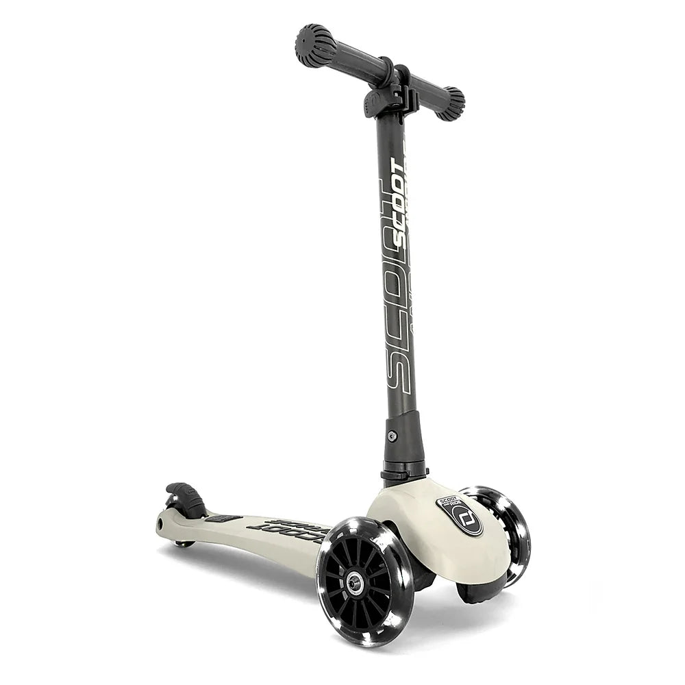 Scoot And Ride Highwaykick 3 LED Glow Scooter – Ash