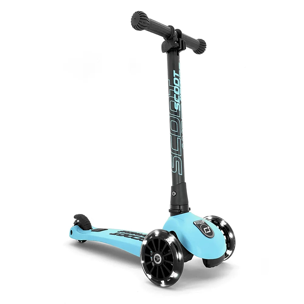 Scoot And Ride Highwaykick 3 LED Glow Scooter – Blueberry