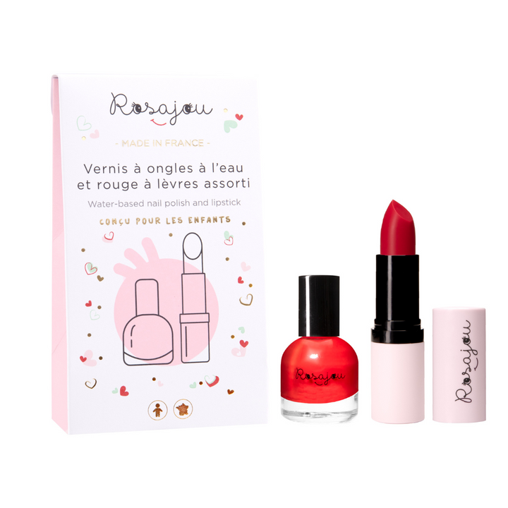 Rosajou Lipstick &amp; Peel Off Nail Polish Duo – Madame