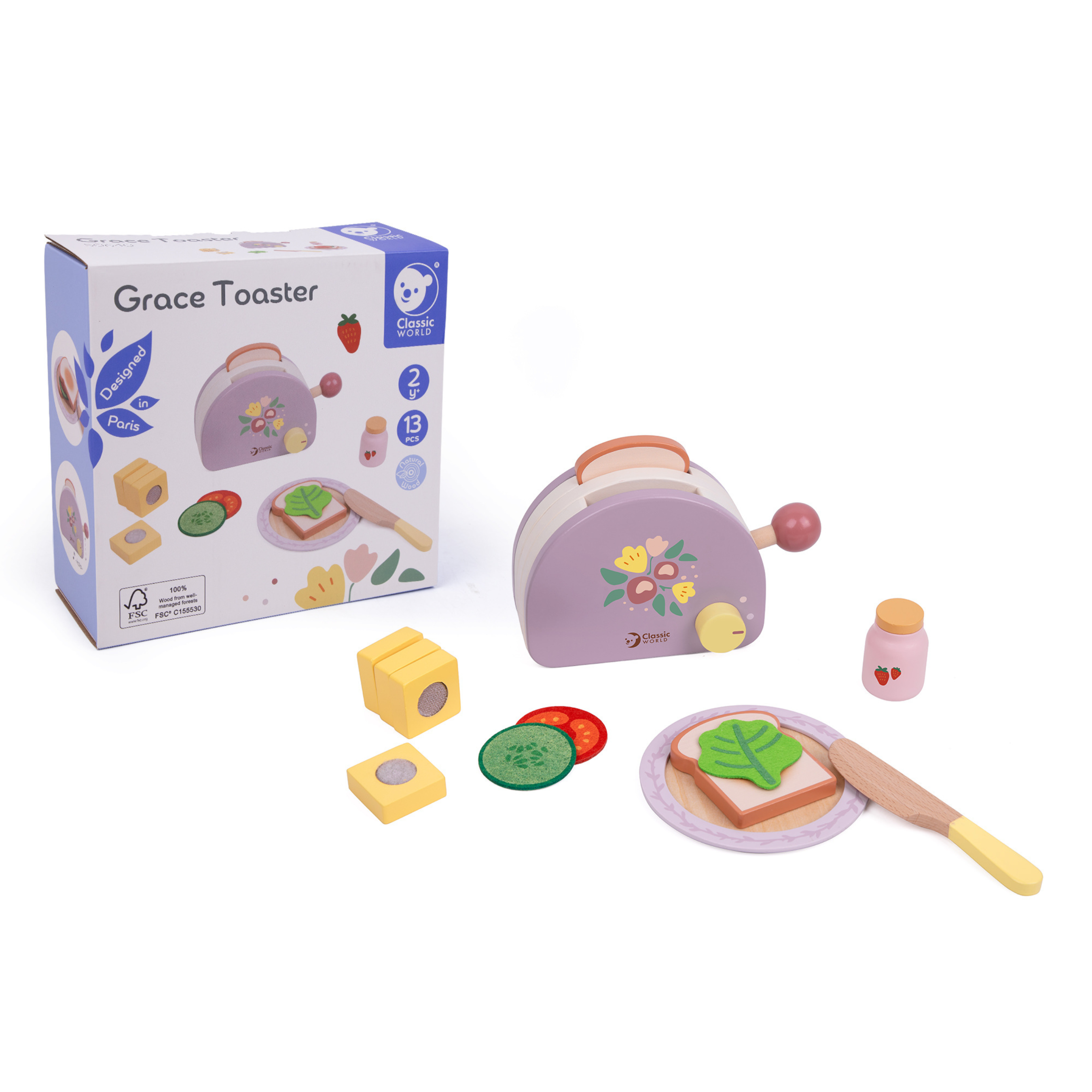 Classic World Grace Toaster Playset