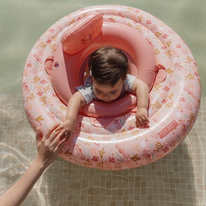 Little Dutch Inflatable Baby Float – Ocean Dreams Pink
