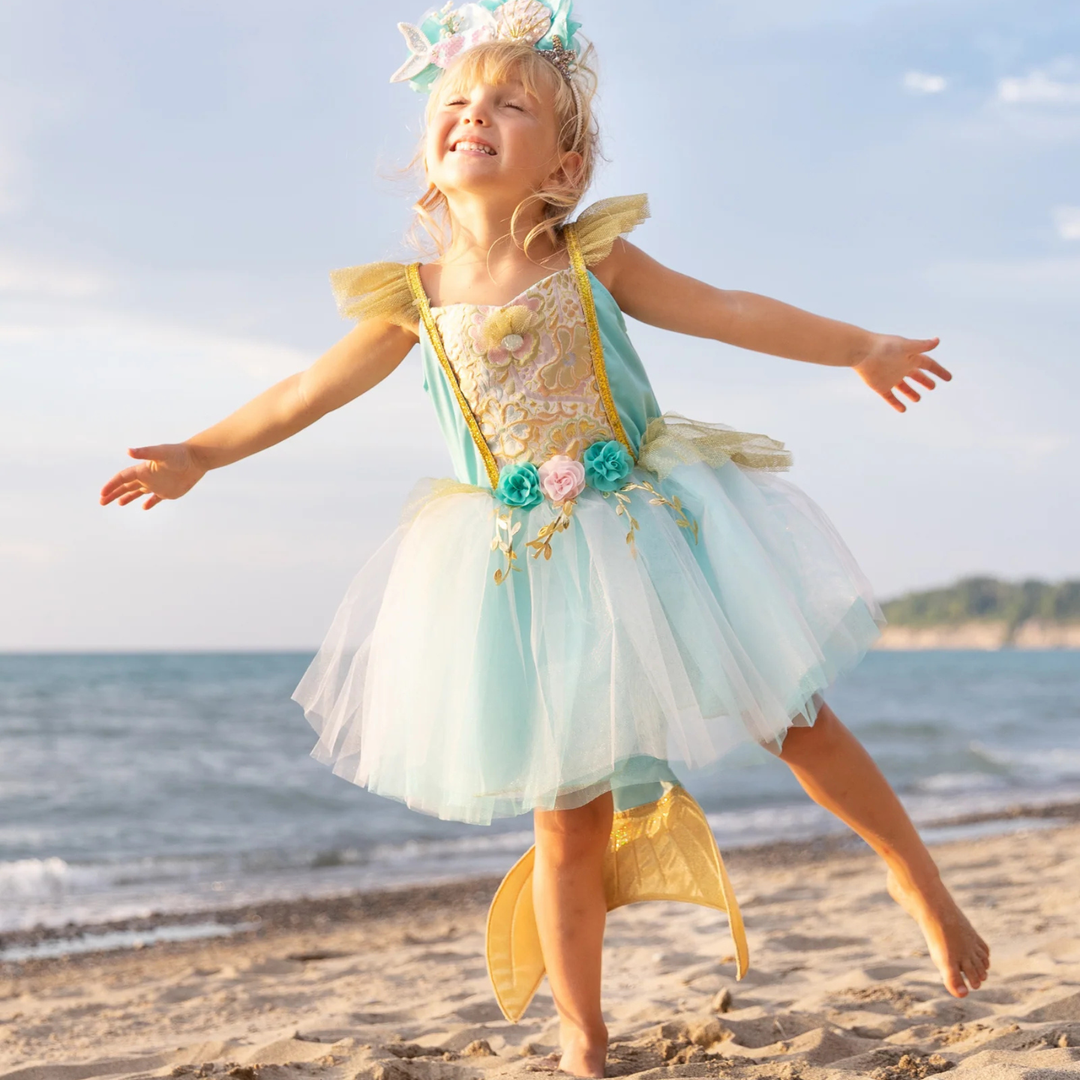 Great Pretenders Mermalicious Dress &amp; Tail Play Costume Set