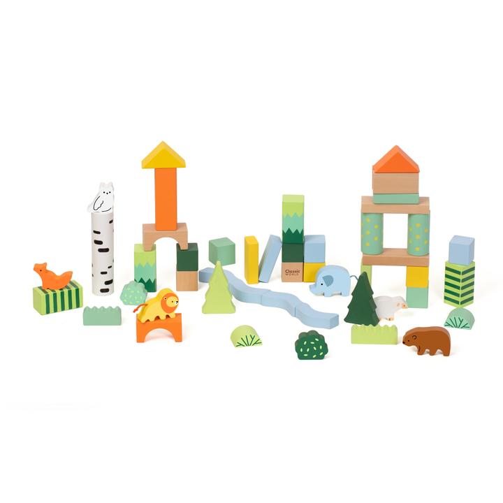 Classic World Forest Building Blocks (50 Piece)