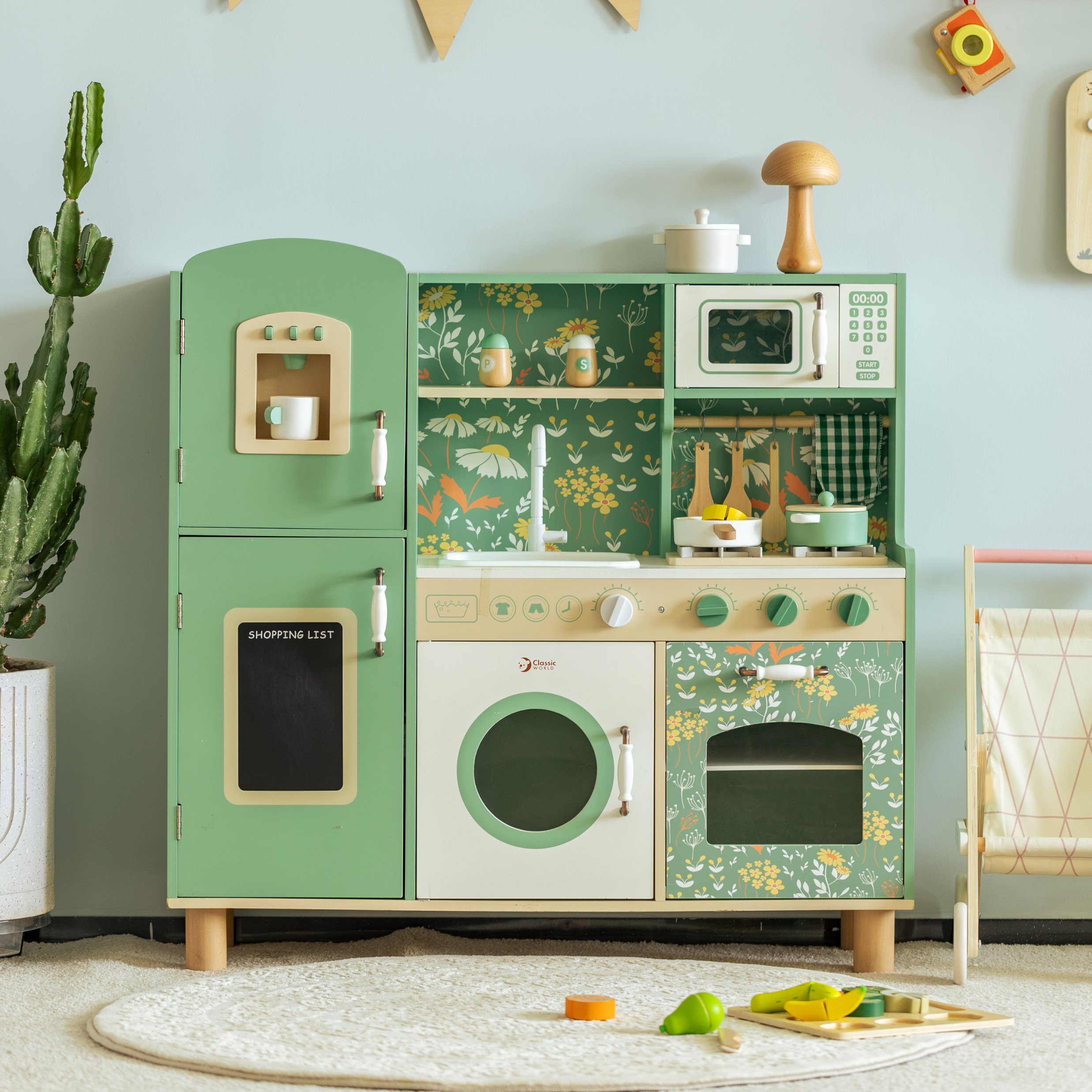 Classic World Wooden Vintage Kitchen