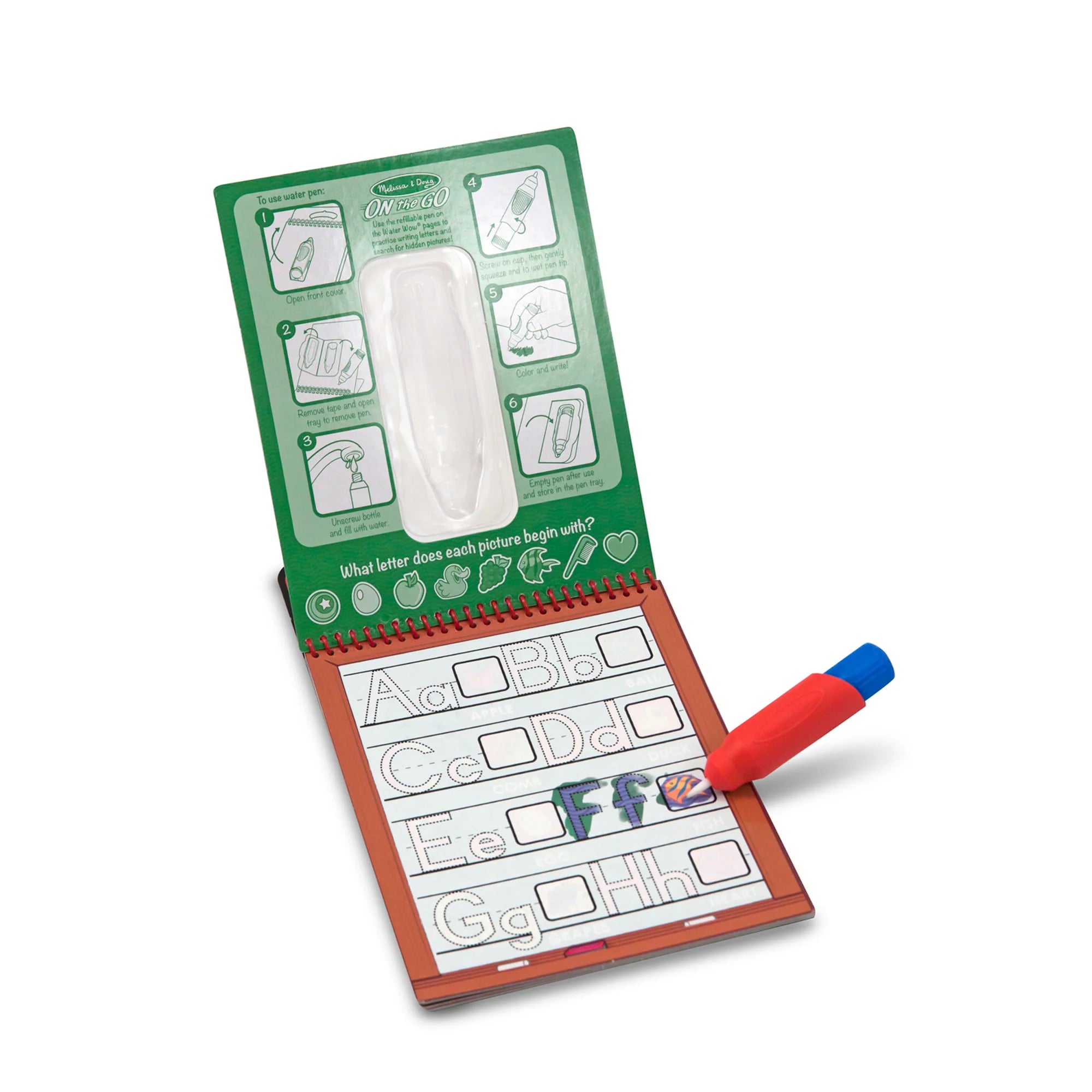 Melissa & Doug Water WOW!® Water Reveal Pad – Alphabet