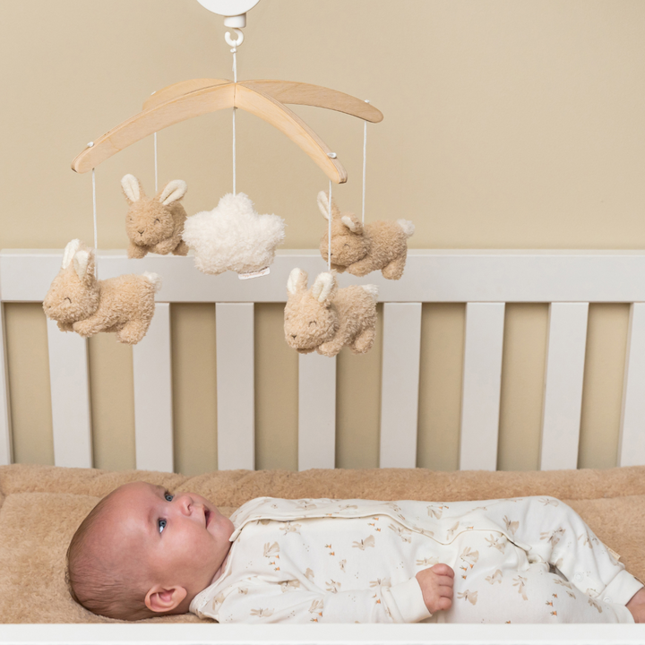 Little Dutch Wooden Musical Mobile – Baby Bunny
