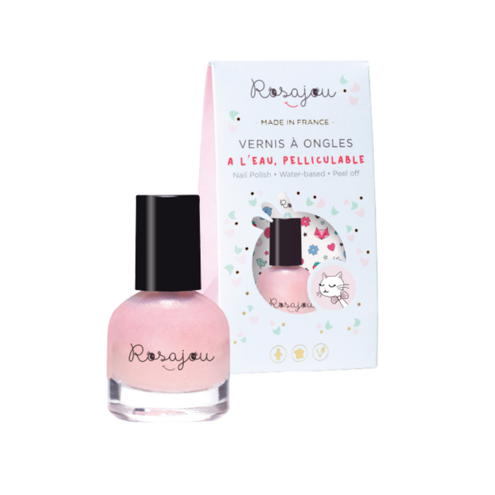 Rosajou Lip Gloss &amp; Peel Off Nail Polish Duo – Ballerina