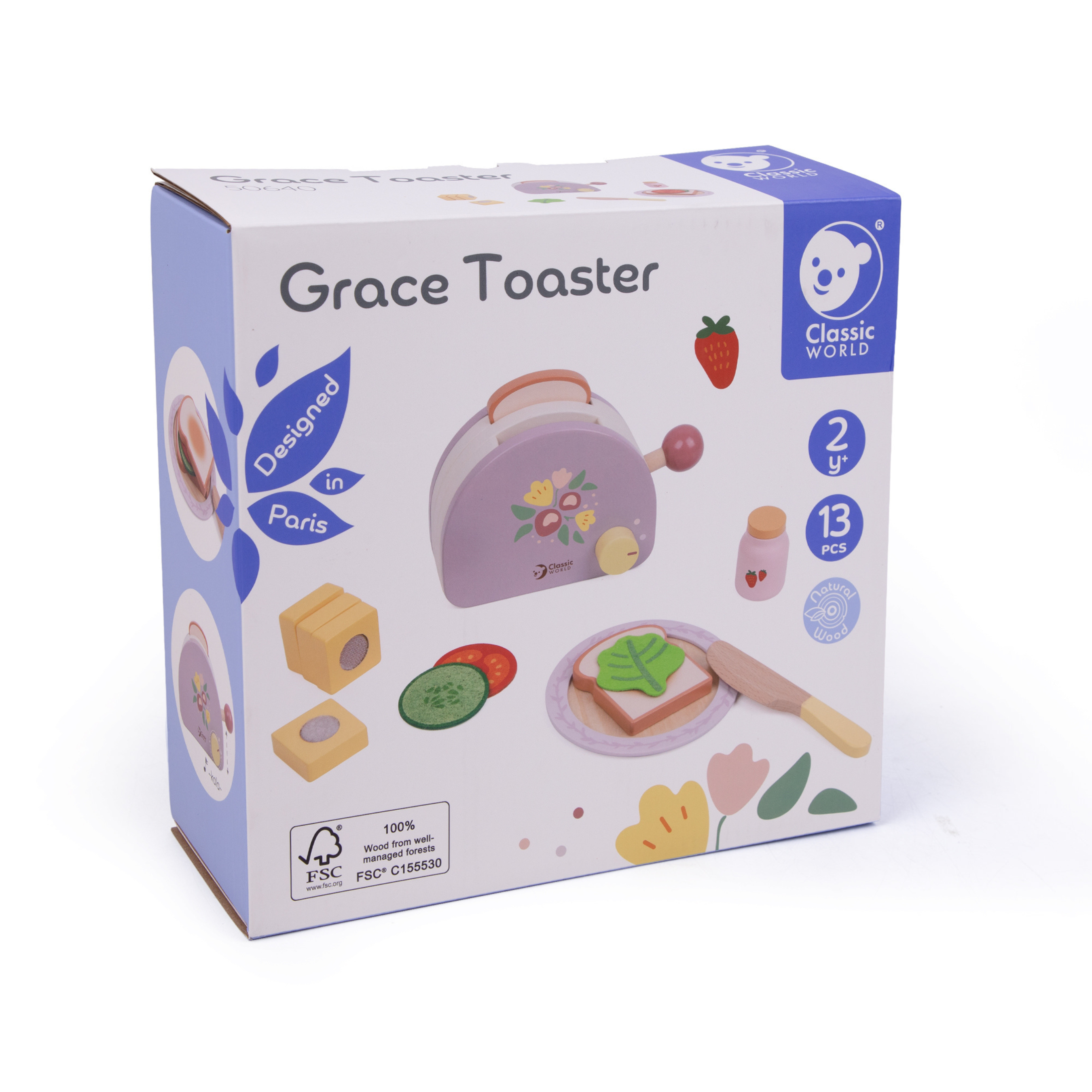 Classic World Grace Toaster Playset