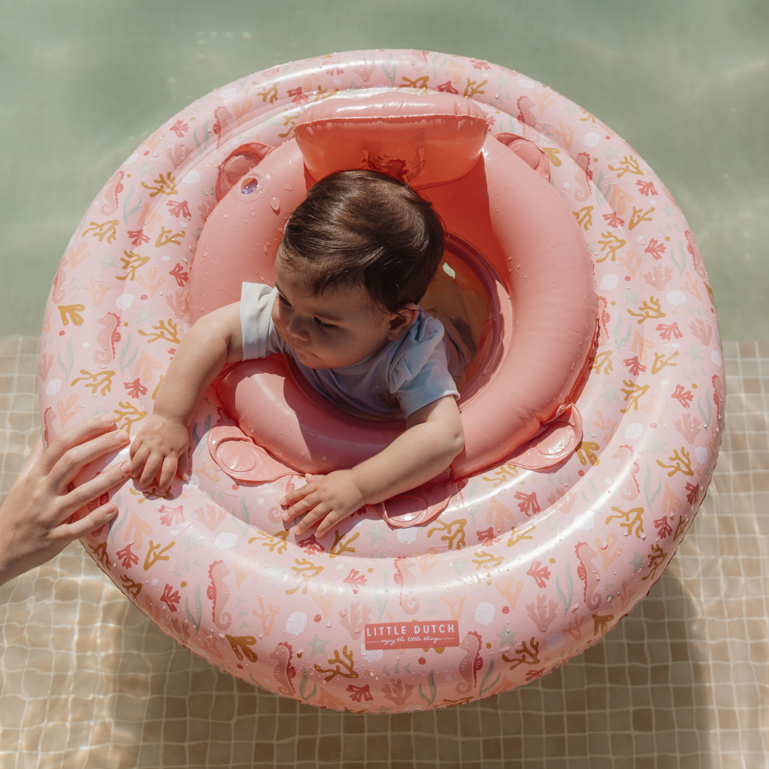 Little Dutch Inflatable Baby Float – Ocean Dreams Pink