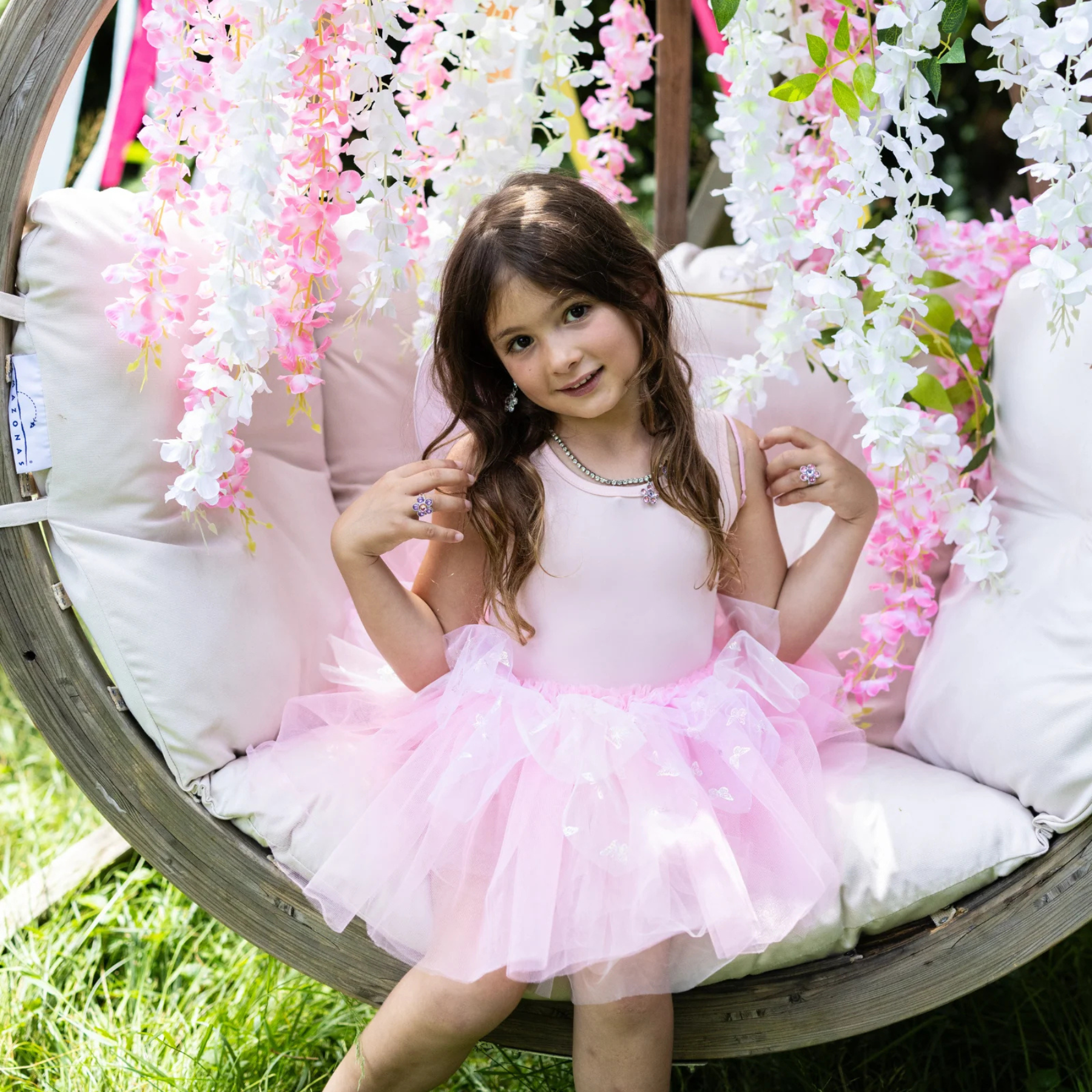 Great Pretenders Flutter Skirt with Fairy Wings Play Costume Set – Pink