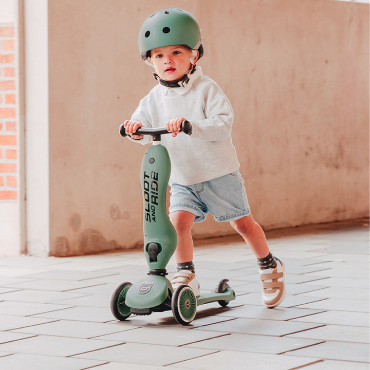 Scoot And Ride 2-in-1 Balance Bike &amp; Scooter Highwaykick 1 – Forest