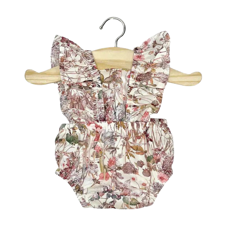 Minikane Baby Doll Lou Retro Romper – Liberty Water Lily