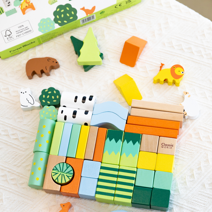 Classic World Forest Building Blocks (50 Piece)