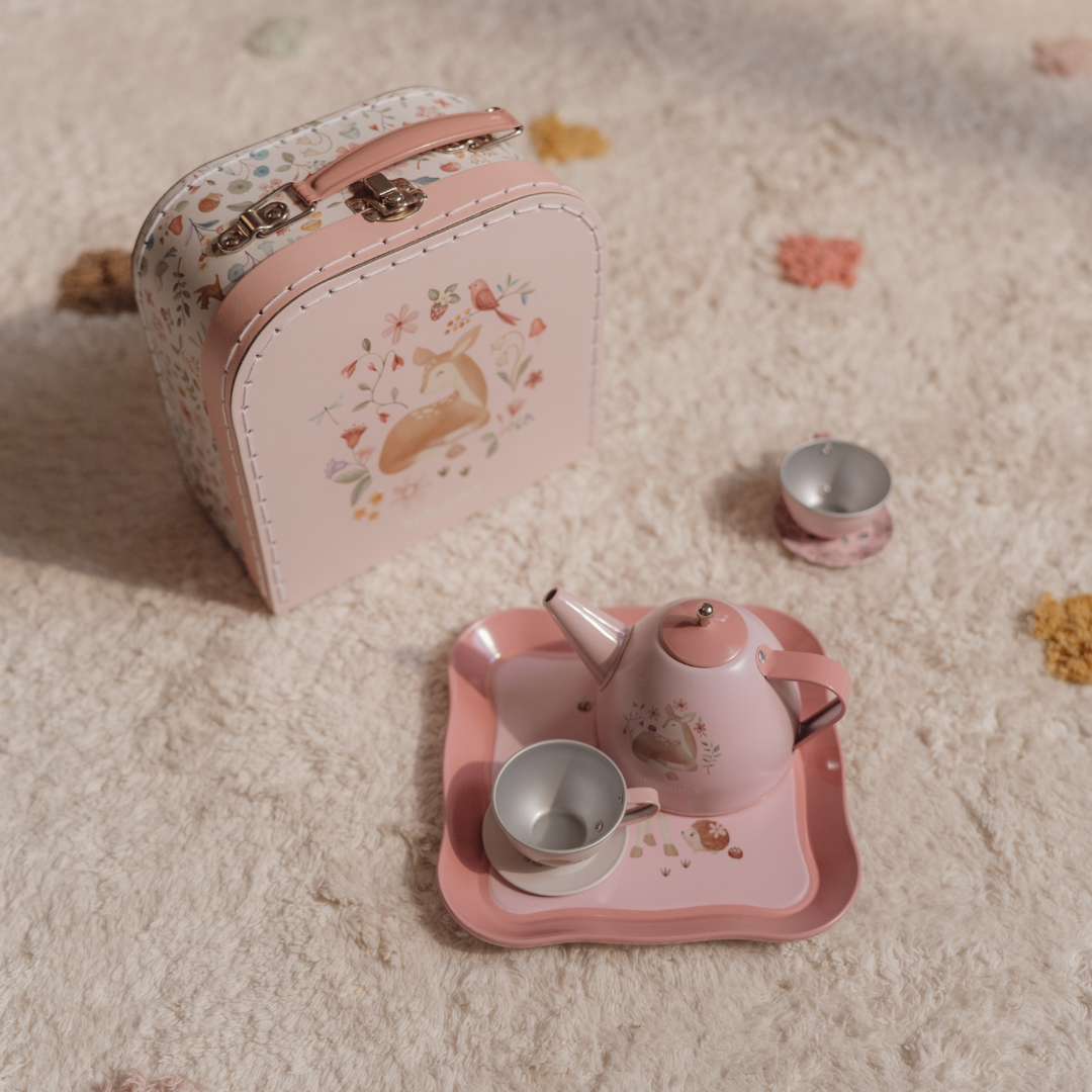 Little Dutch Tea Set in Suitcase – Fairy Garden (7 Piece)