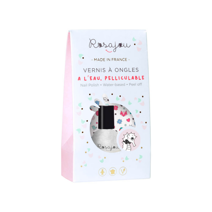 Rosajou Lip Gloss &amp; Peel Off Nail Polish Duo – Pearl