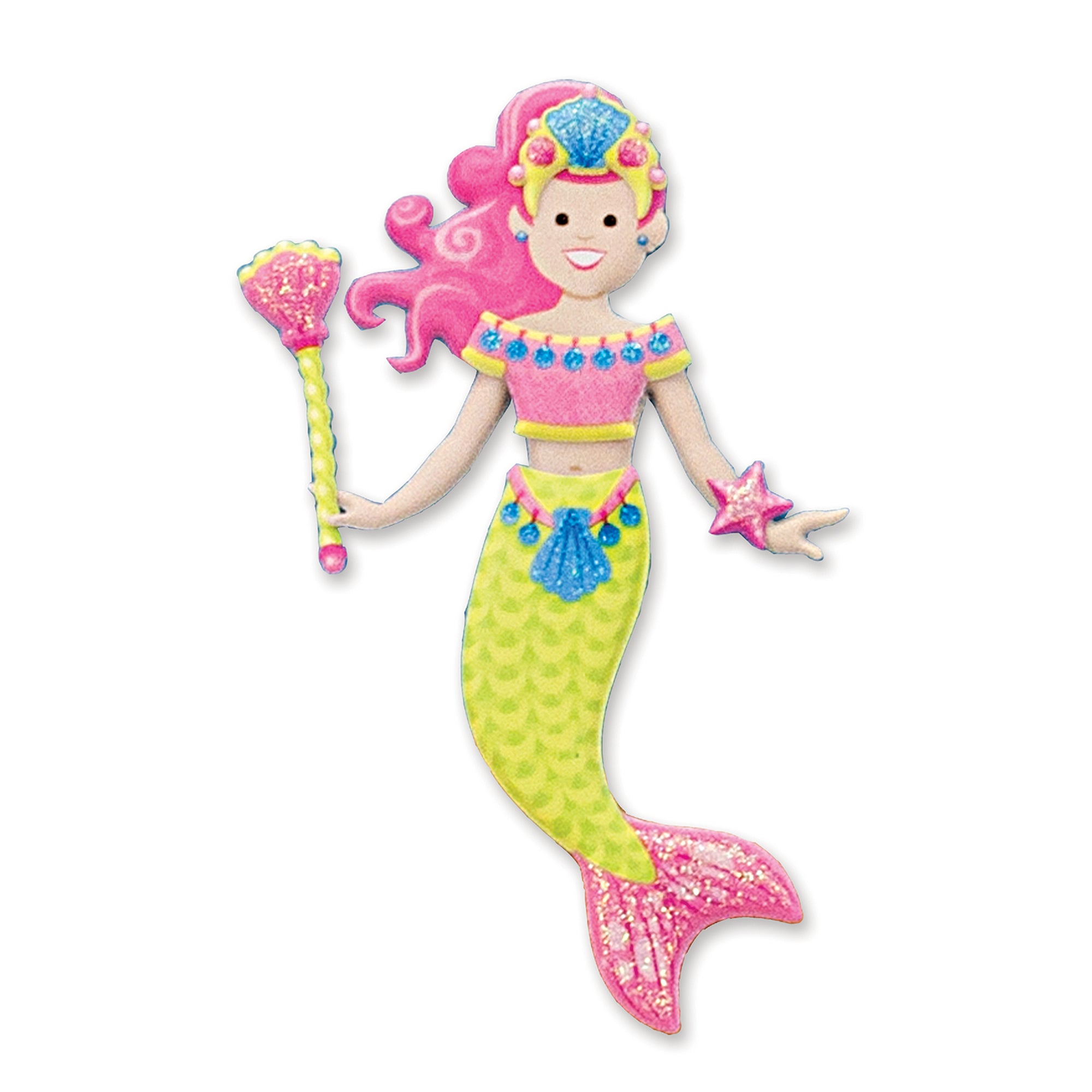 Melissa & Doug Puffy Sticker Play Set – Mermaid