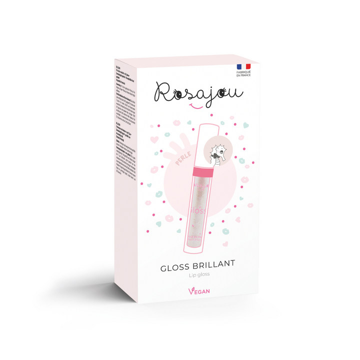 Rosajou Lip Gloss &amp; Peel Off Nail Polish Duo – Pearl