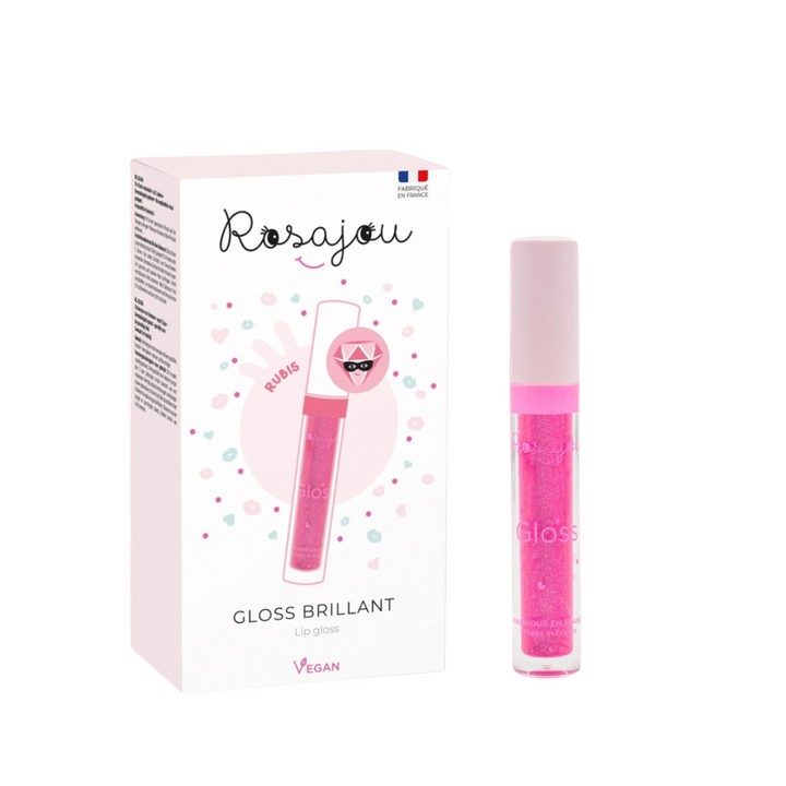 Rosajou Vegan Lip Gloss – Ruby