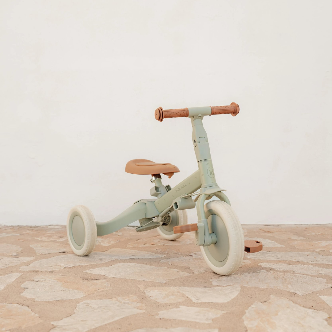 Little Dutch 4-in-1 Tricycle – Green Leaf